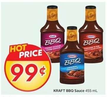 KRAFT BBQ SAUCE, 455 mL
