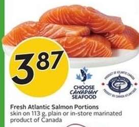 FRESH ATLANTIC SALMON PORTIONS