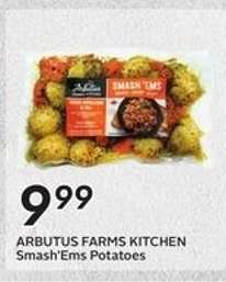 ARBUTUS FARMS KITCHEN Smash'Ems Potatoes