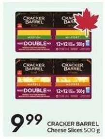 CRACKER BARREL Cheese Slices 500 g