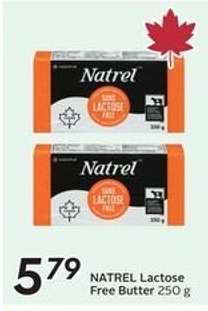 NATREL Lactose Free Butter 250 g
