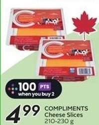 COMPLIMENTS Cheese Slices