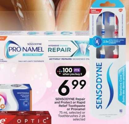 Sensodyne Repair and Protect or Rapid Relief Toothpaste or Pronamel