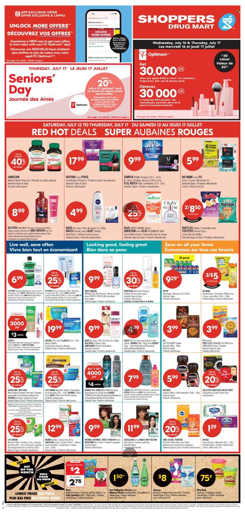 Shoppers Drug Mart flyer - July 12, 2025 - July 17, 2025. Page 1