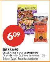 BLACK DIAMOND CHEESTRINGS (8's) or/ou ARMSTRONG
