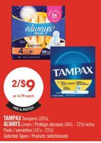Tampax Tampons