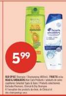 OLD SPICE Shampoo / FRUCTIS or/ve HEAD & SHOULDERS Hair Care Products
