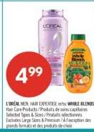 L'ORÉAL MEN, HAIR EXPERTISE or/ou WHOLE BLENDS