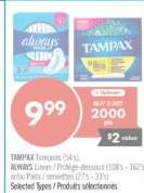 TAMPAX Tampons (54s)