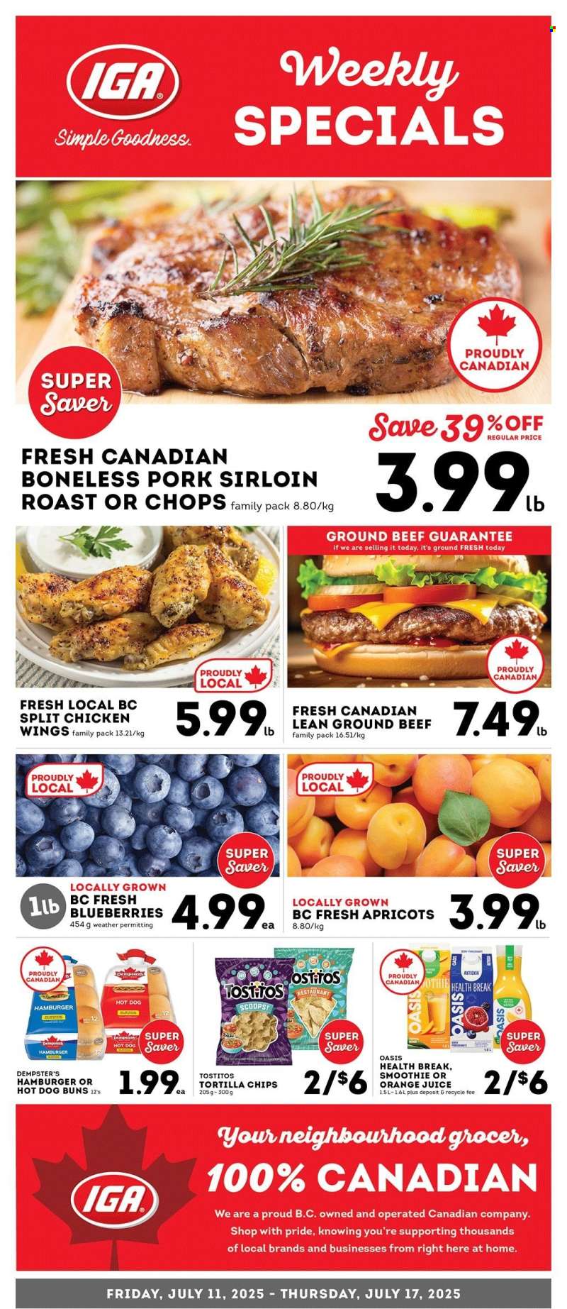 IGA Simple Goodness Flyer - July 11, 2025 - July 17, 2025.