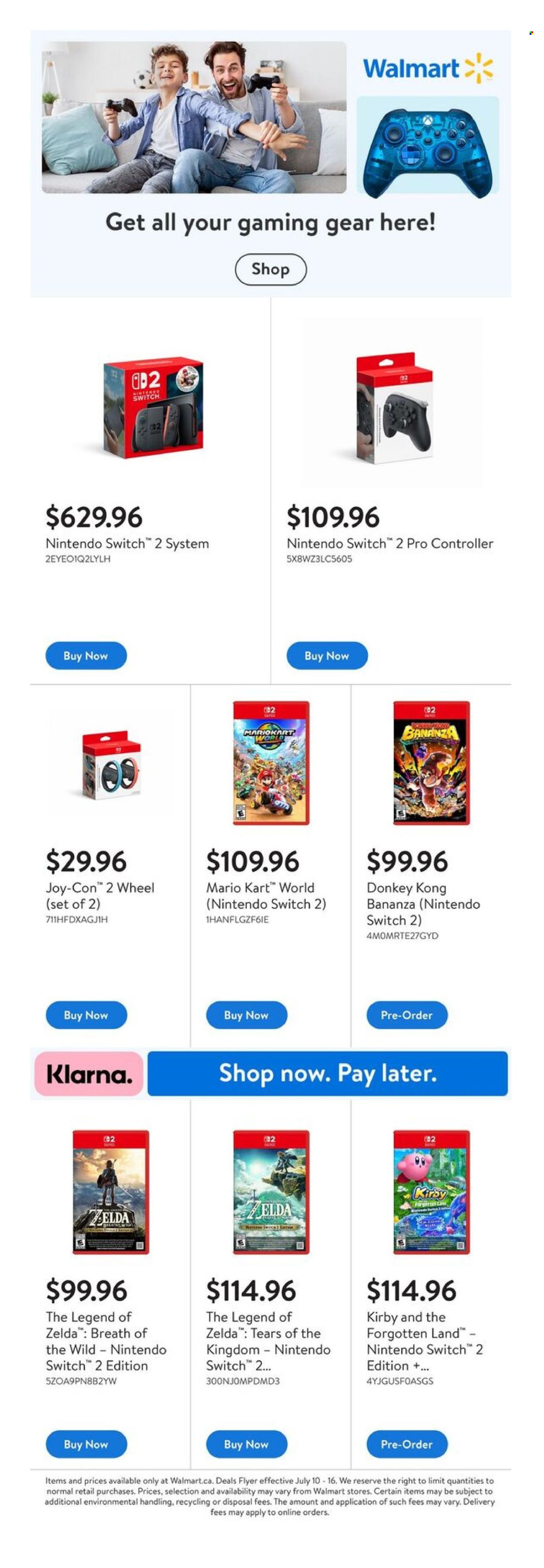 Walmart flyer - July 10, 2025 - July 16, 2025. Page 1