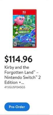 Kirby and the Forgotten Land – Nintendo Switch 2 Edition
