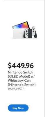 Nintendo Switch (OLED Model) w/ White Joy-Con