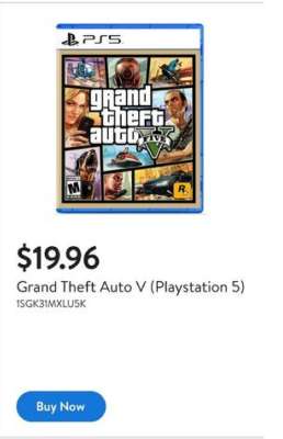 Grand Theft Auto V (Playstation 5)