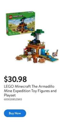 LEGO Minecraft The Armadillo Mine Expedition Toy Figures and Playset