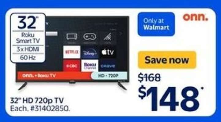 32" HD 720p TV
