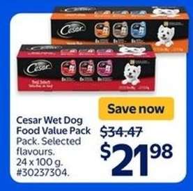 Cesar Wet Dog Food Value Pack