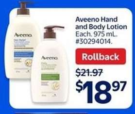 Aveeno Hand and Body Lotion