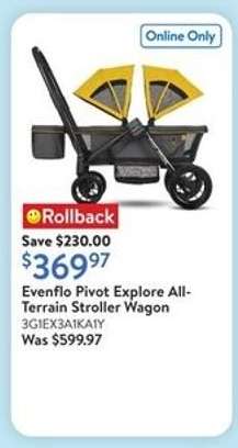 Evenflo Pivot Explore All-Terrain Stroller Wagon