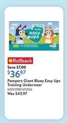 Pampers Giant Bluey Easy Ups Training Underwear