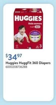 Huggies HuggFit 360 Diapers