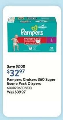 Pampers Cruisers 360 Super Econo Pack Diapers