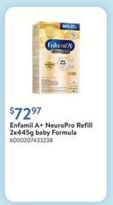 Enfamil A+ NeuroPro Refill 2x445g baby Formula