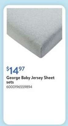 George Baby Jersey Sheet sets