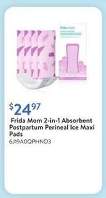 Frida Mom 2-in-1 Absorbent Postpartum Perineal Ice Maxi Pads