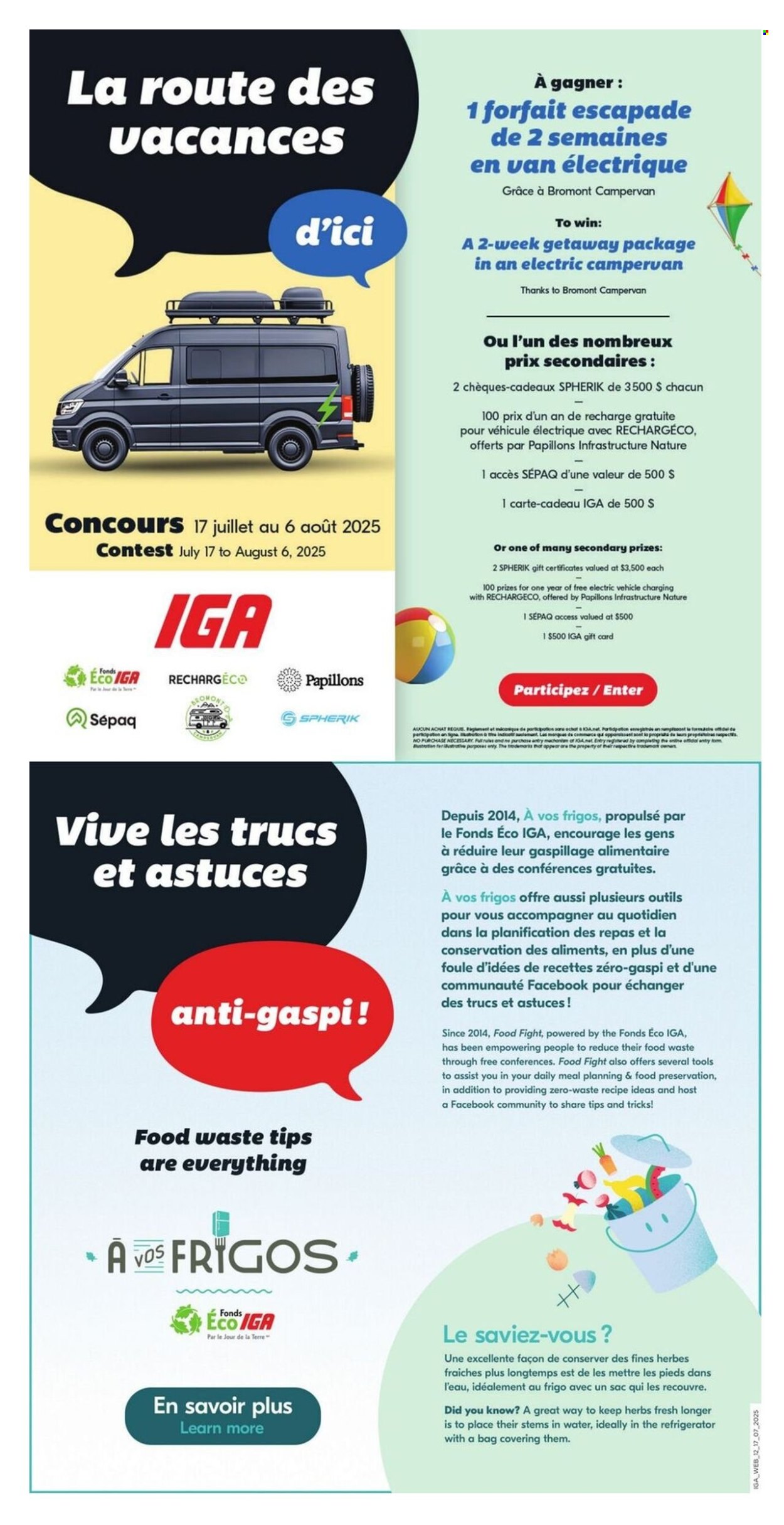 IGA flyer - July 17, 2025 - July 23, 2025. Page 14