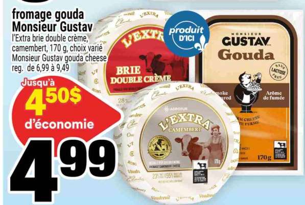 fromage gouda Monsieur Gustav