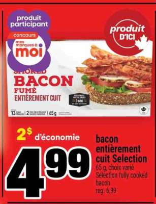 bacon entièrement cuit Selection