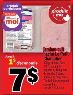 Jambon Cuit Haché Le Petit Charcutier