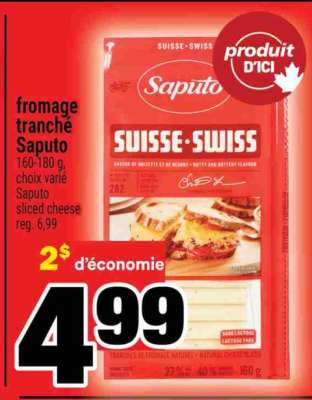 FROMAGE TRANCHÉ SAPUTO