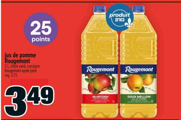 JUS DE POMME ROUGEMONT