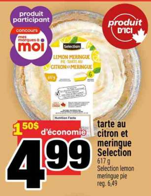 TARTE AU CITRON ET MERINGUE SELECTION