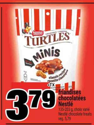 FRIANDISES CHOCOLATÉES NESTLÉ