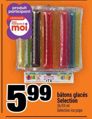 bâtons glacés Selection