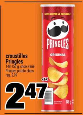 CROUSTILLES PRINGLES