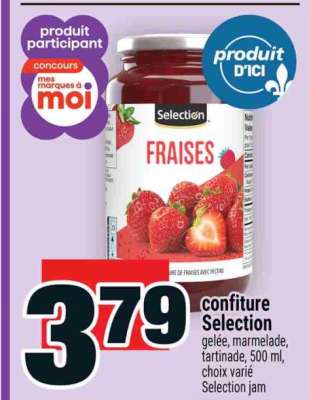 CONFITURE SELECTION