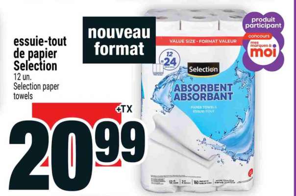 essuie-tout de papier Selection
