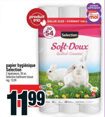 PAPIER HYGIÉNIQUE SELECTION