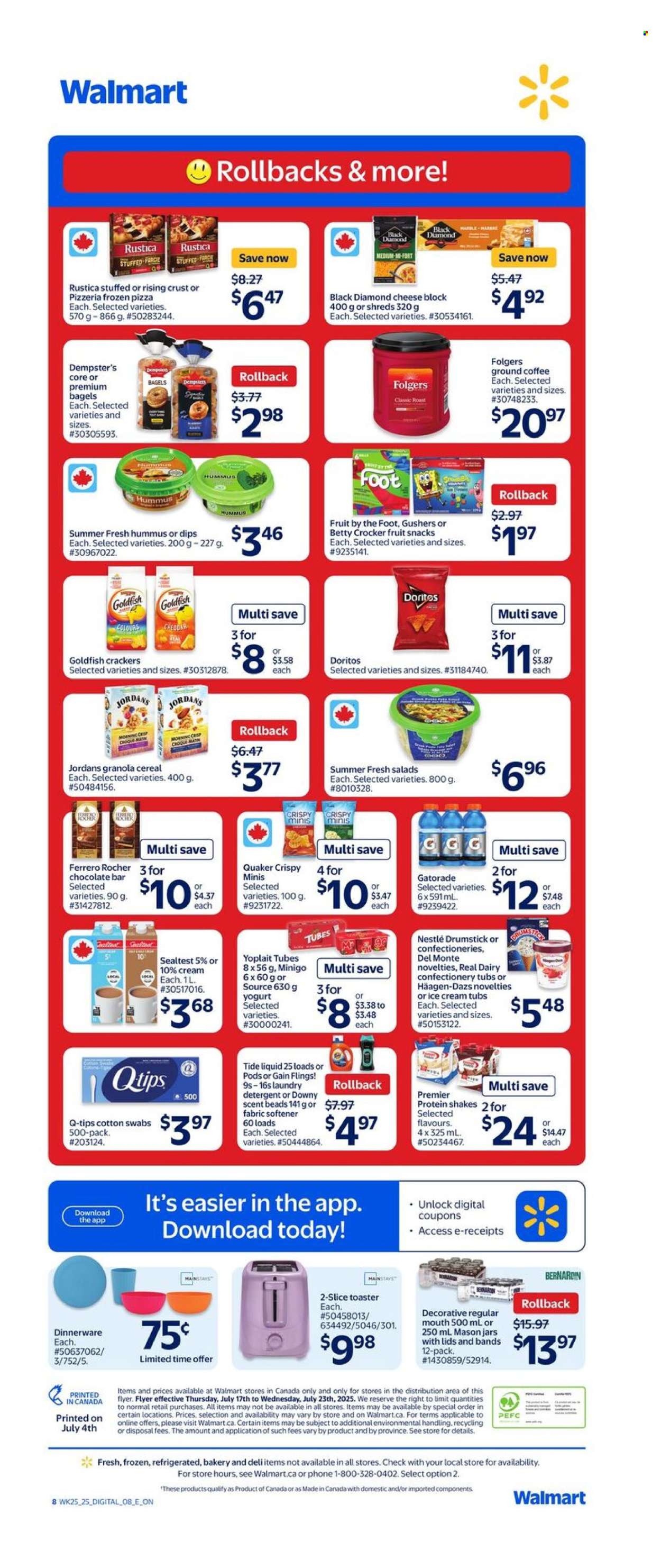 Walmart flyer - July 17, 2025 - July 23, 2025. Page 2