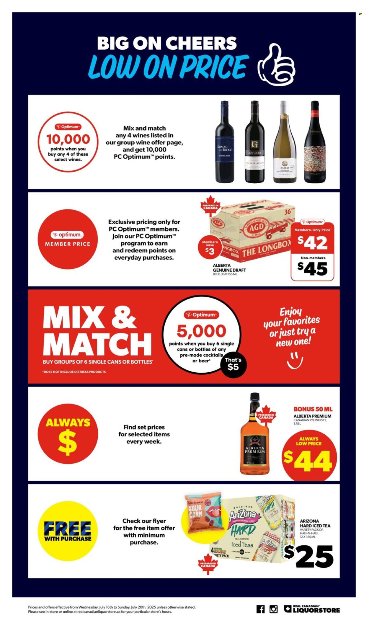 Real Canadian Liquorstore flyer - July 16, 2025 - July 20, 2025. Page 9