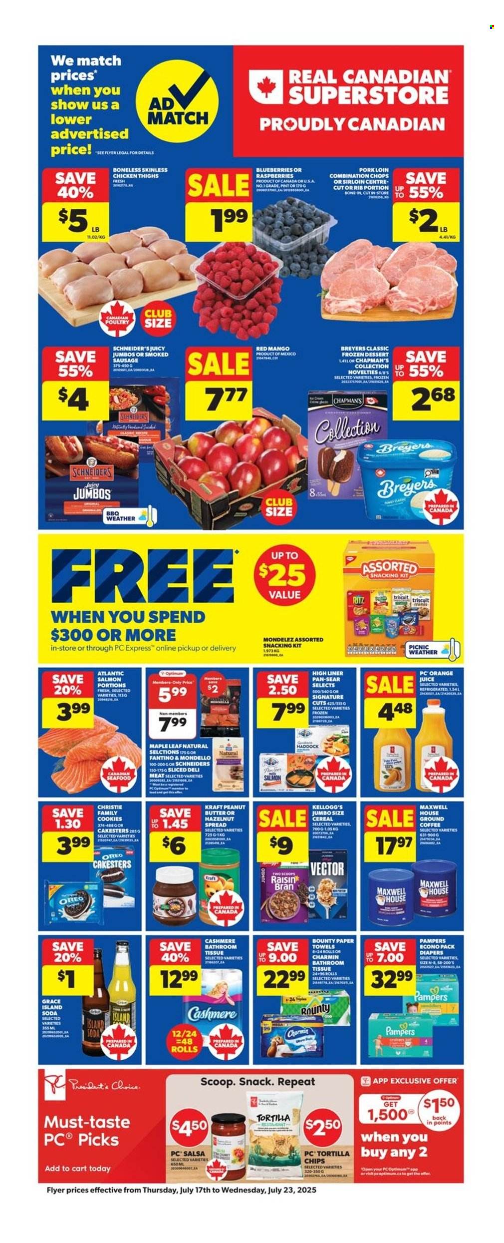 Real Canadian Superstore flyer - July 17, 2025 - July 23, 2025. Page 1