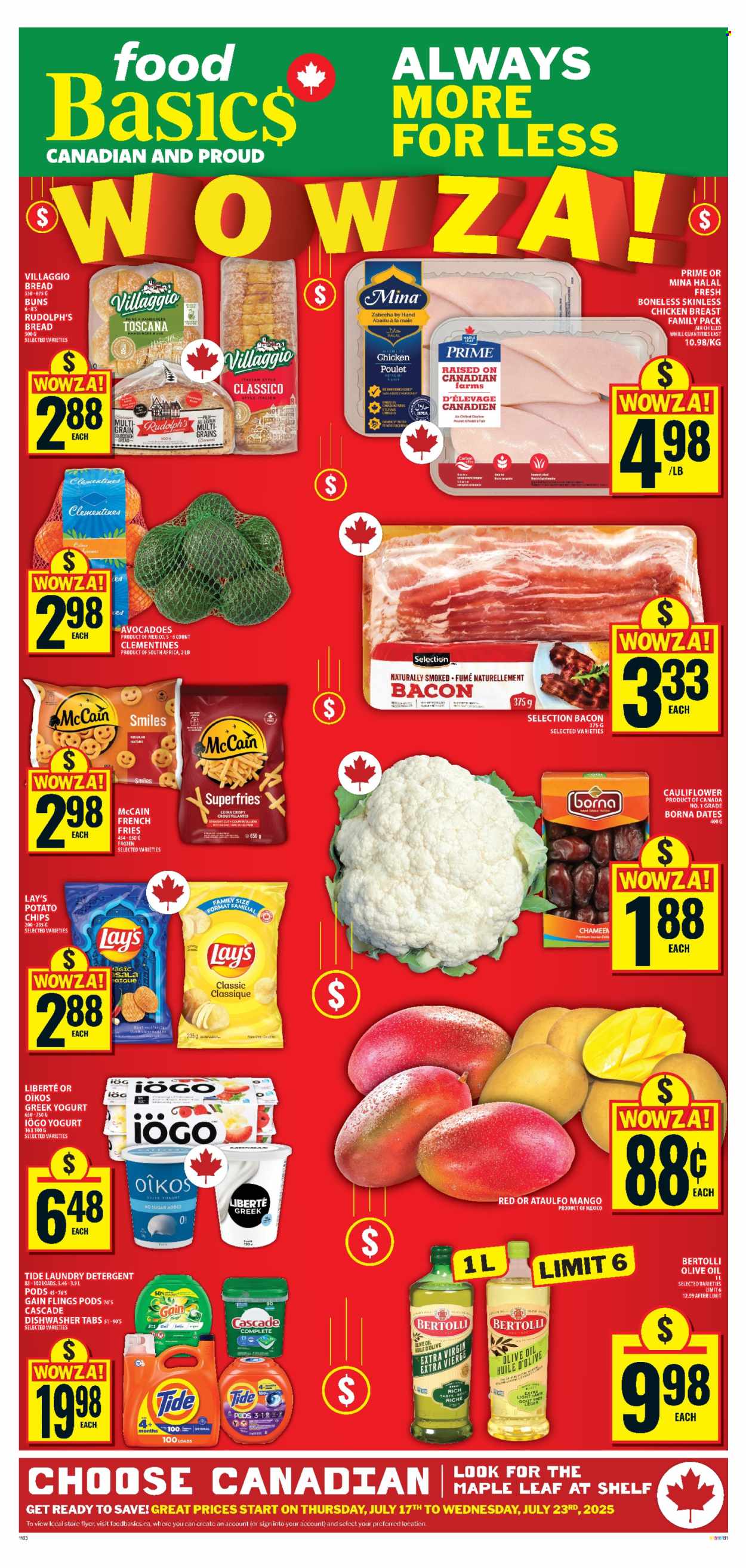 Food Basics flyer - July 17, 2025 - July 23, 2025. Page 1