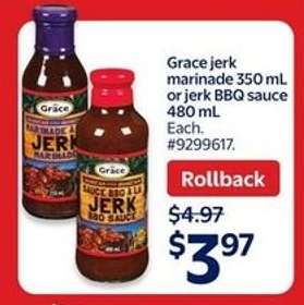 Grace jerk marinade or BBQ sauce