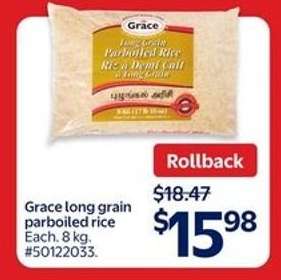 Grace Long Grain Parboiled Rice