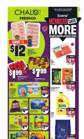 Chalo! FreshCo. Flyer - July 17, 2025 - July 23, 2025.