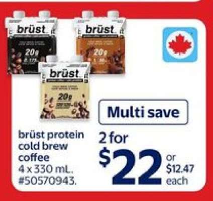 Brüst Protein Cold Brew Coffee